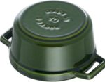 Staub Cast Iron 0.25 Qt Mini Round Cocotte, Basil - Image 3