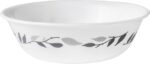 Corelle Vitrelle Misty Leaves Dinner Set, Grey, 12 Ct - Image 2