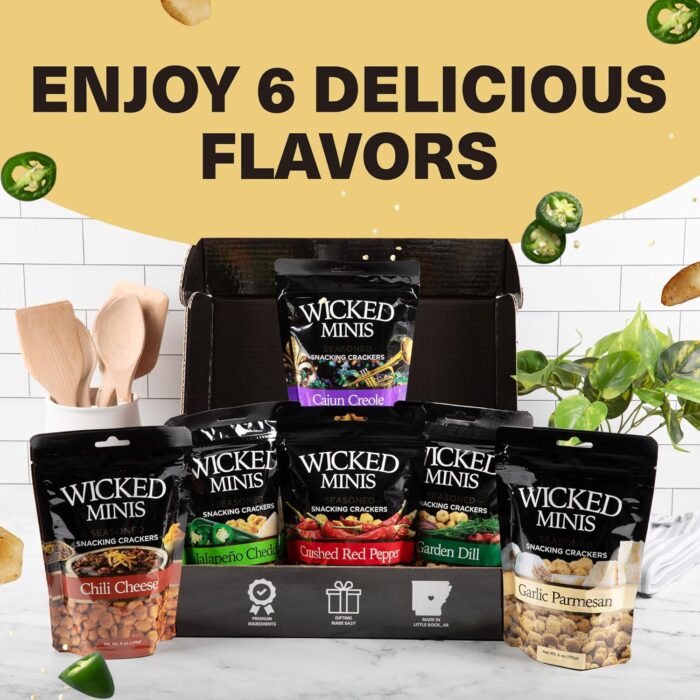 Wicked Minis Snacking Crackers, Jalapeño Cheddar, 6 Oz - Image 8