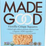 MadeGood Vanilla Crispy Squares Snacks, 0.78 Oz