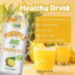 Vinut Natural Pineapple Juice Drink with Pulp, 16. 57 Fl Oz - Image 3