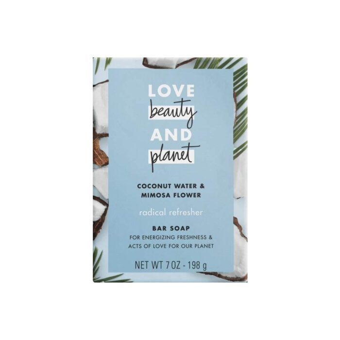 Love Beauty And Planet Bar Soap, Coconut Water & Mimosa Flower, 7 Oz - Image 1