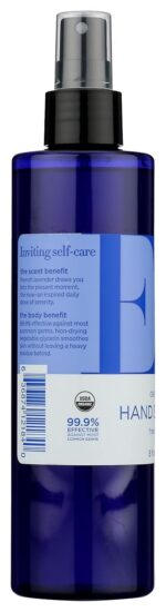 EO Organic Hand Sanitizer Spray, French Lavender, 8 Fl Oz - Image 6