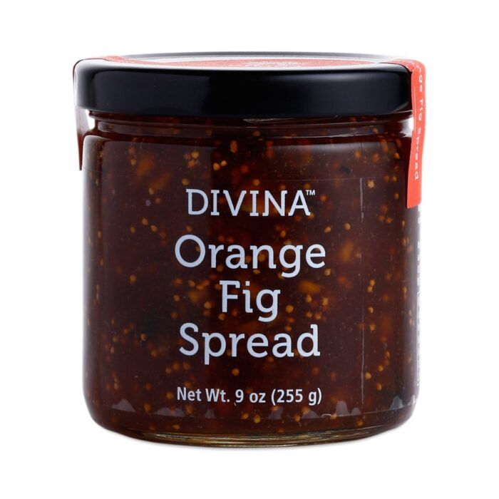 Divina Orange Fig Spread Jam, 9 Oz - Image 1