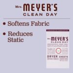 Mrs. Meyer's Clean Day Dryer Sheets, Lavender Scent, 80 Ct - Image 3
