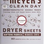 Mrs. Meyer's Clean Day Dryer Sheets, Lavender Scent, 80 Ct