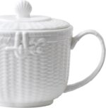 Wedgwood Nantucket Basket Teapot, White, 40.4 Oz - Image 2