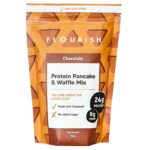 Flourish Pancake & Waffle Mix Protein, Chocolate, 16 Oz