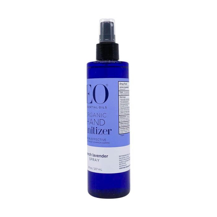 EO Organic Hand Sanitizer Spray, French Lavender, 8 Fl Oz - Image 4
