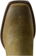 Ariat Men's Booker Ultra Square Toe Chelsea Boots, Olive Suede, 12 - Image 5