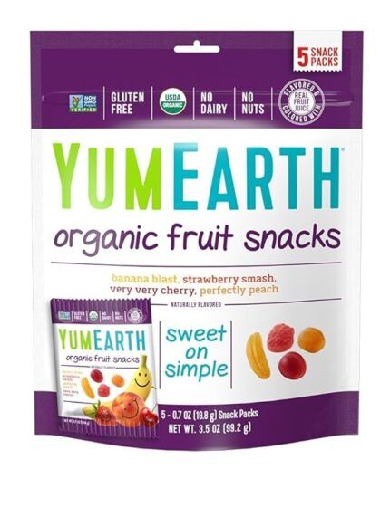 YumEarth Fruit Snacks, Banana, Strawberry Mash, 3.5 Oz