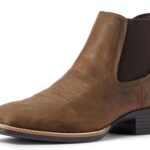 Ariat Men's Booker Ultra Square Toe Chelsea Boots, Distressed Tan 12