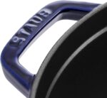 STAUB Cast Iron Roaster, Round, Dark Blue, 5 L 26 cm - Image 3