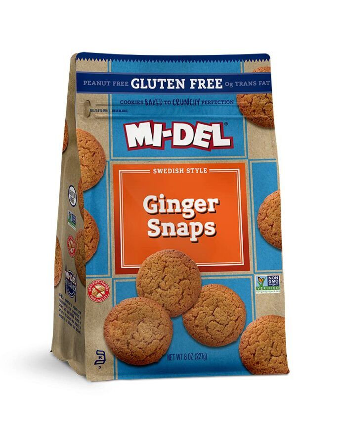 Mi-Del Gluten Free Ginger Snaps Swedish Style, 8 Oz - Image 1