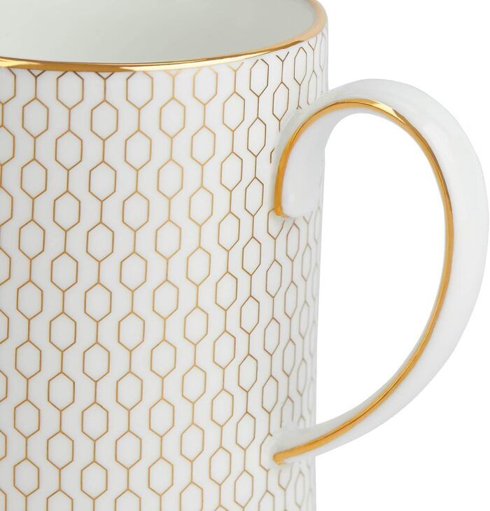 Wedgwood Gio Gold Cream & Sugar Set, White, 5.75 Oz - Image 6