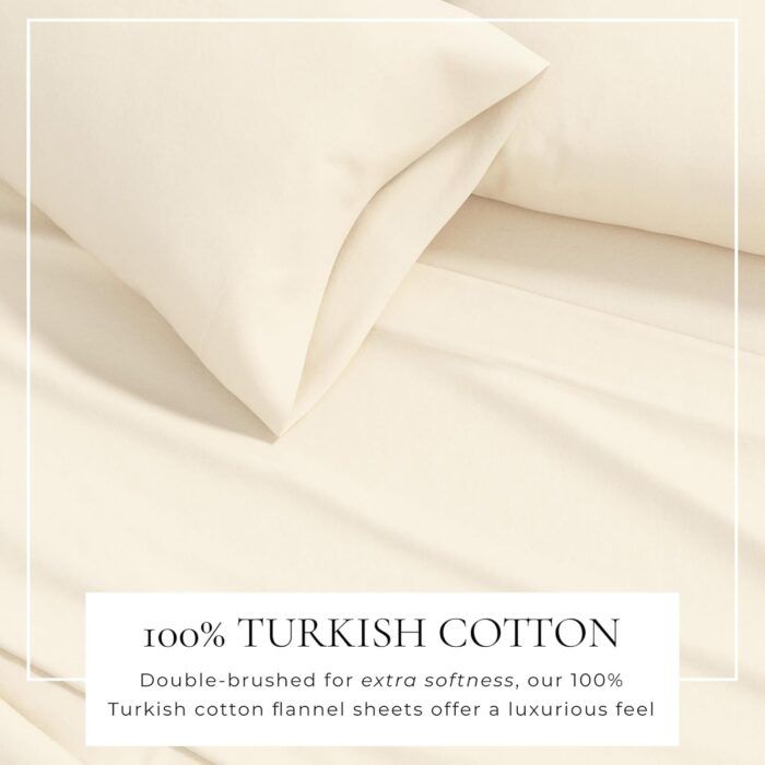 Great Bay Home Flannel Sheet Set Queen Size - Image 3