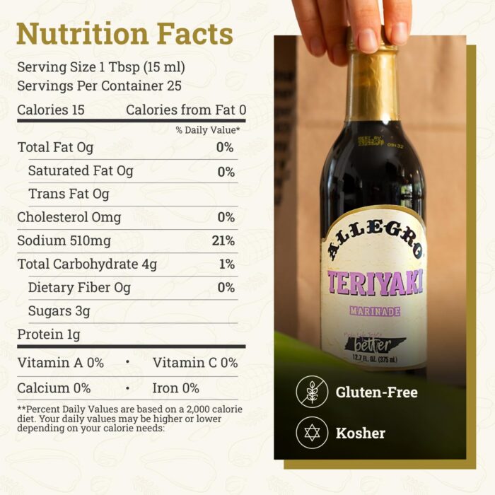 Allegro Marinade, Teriyaki, 12.7 Fl Oz - Image 8