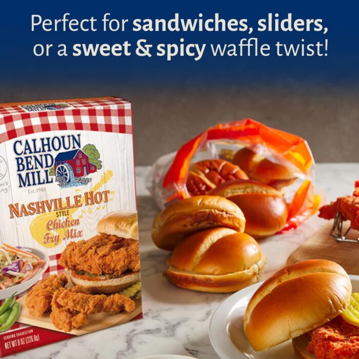 Calhoun Bend Mill Nashville Hot, Mix Fry Chicken , 8 Oz - Image 2