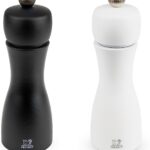 Peugeot Tahiti Black Pepper Mill and White Salt Mill, 6 Inch