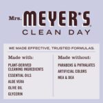 Mrs. Meyer's Hand Soap, Essential Oils & Aloe Vera, 10FL Oz - Image 6