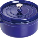 STAUB Cast Iron Roaster, Round, Dark Blue, 5 L 26 cm