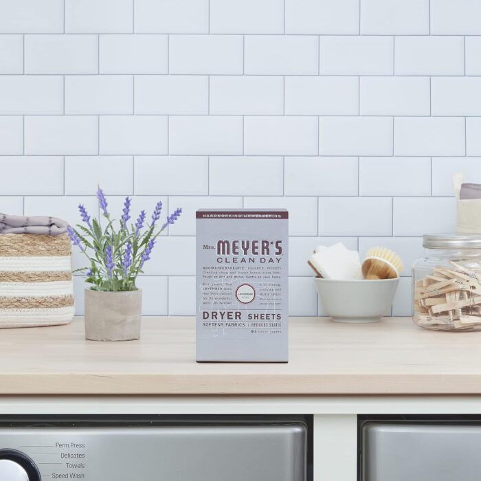 Mrs. Meyer's Clean Day Dryer Sheets, Lavender Scent, 80 Ct - Image 4