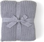 Barefoot Dreams Women's Ribbed Throw, Dove Grey - Image 2