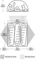 Big Agnes Salt Creek SL Backpacking Tent, 7.09"L x 7.09"W x 7.09"H - Image 7