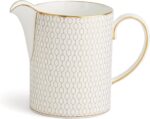 Wedgwood Gio Gold Cream & Sugar Set, White, 5.75 Oz - Image 4
