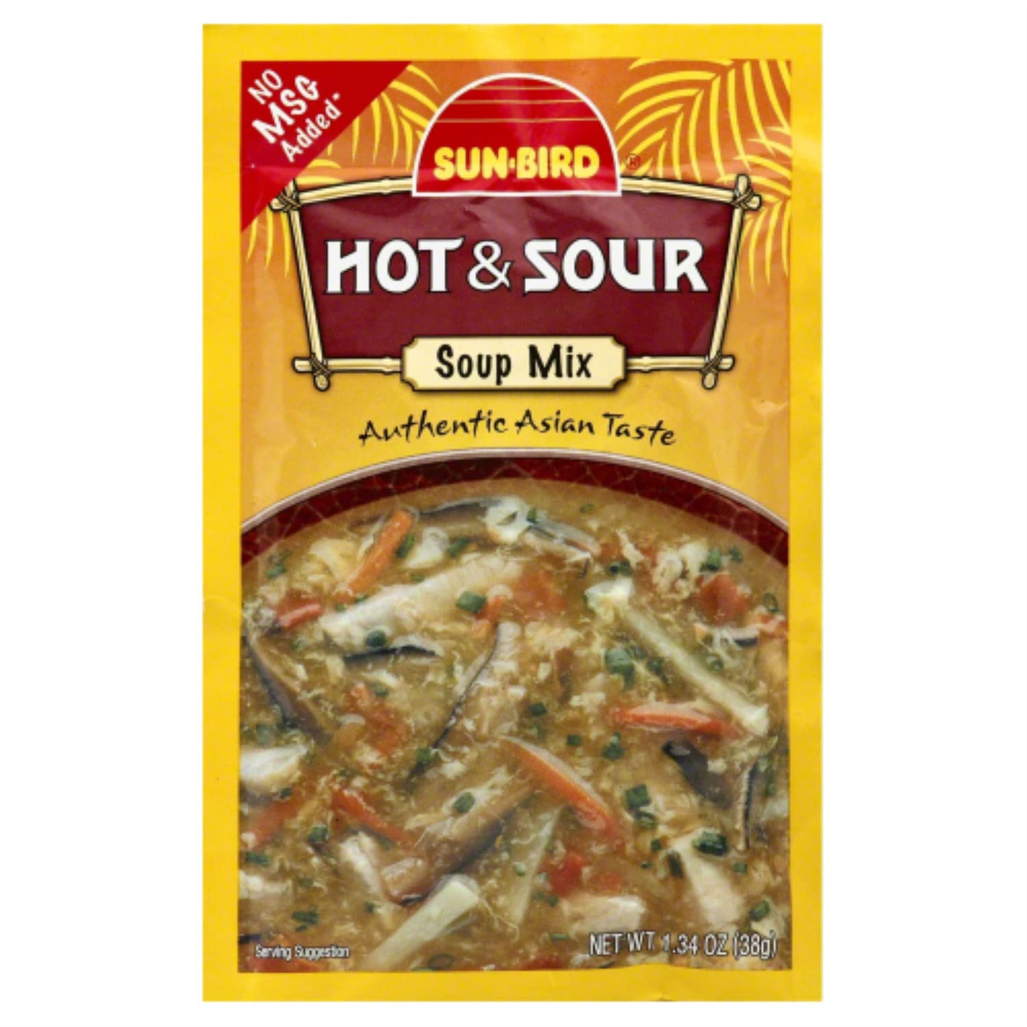 71v+QOUiL3L._SL1500_ Sun Bird Authentic Asian Soup Mix, Hot & Sour, 1.34 Oz - Image 1