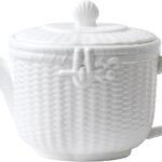 Wedgwood Nantucket Basket Teapot, White, 40.4 Oz