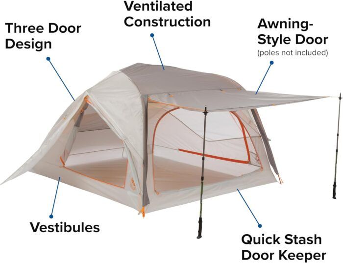 Big Agnes Salt Creek SL Backpacking Tent, 7.09"L x 7.09"W x 7.09"H - Image 3