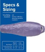Big Agnes Anthracite 20 Degree Fireline Sleeping Bag, Reg Right Zip - Image 4