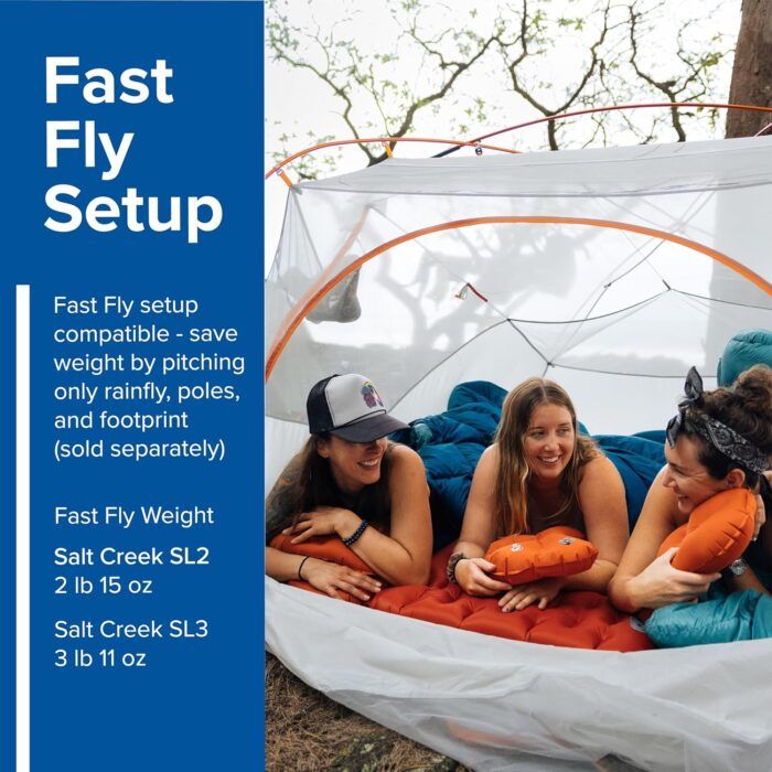 Big Agnes Salt Creek SL Backpacking Tent, 86"L x 52"W x 44"H - Image 5