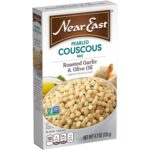 Near East Pearled Couscous, Roasted Garlic & Olive Oil, 4.7 Oz