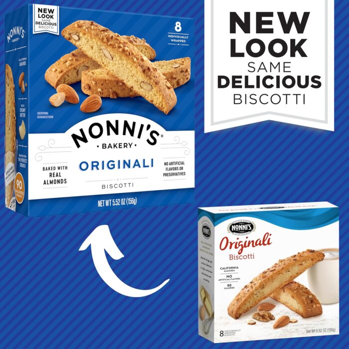 Nonni's Originali Baked Biscotti, Almonds, 5.52 Oz - Image 6