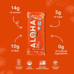 Aloha Organic Protein Bar, Peanut Butter Cup, 1.98 Oz - Image 10