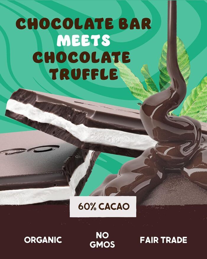 Alter Eco Mint Creme Truffle Thins, Dark Chocolate, 2.96 Oz - Image 3