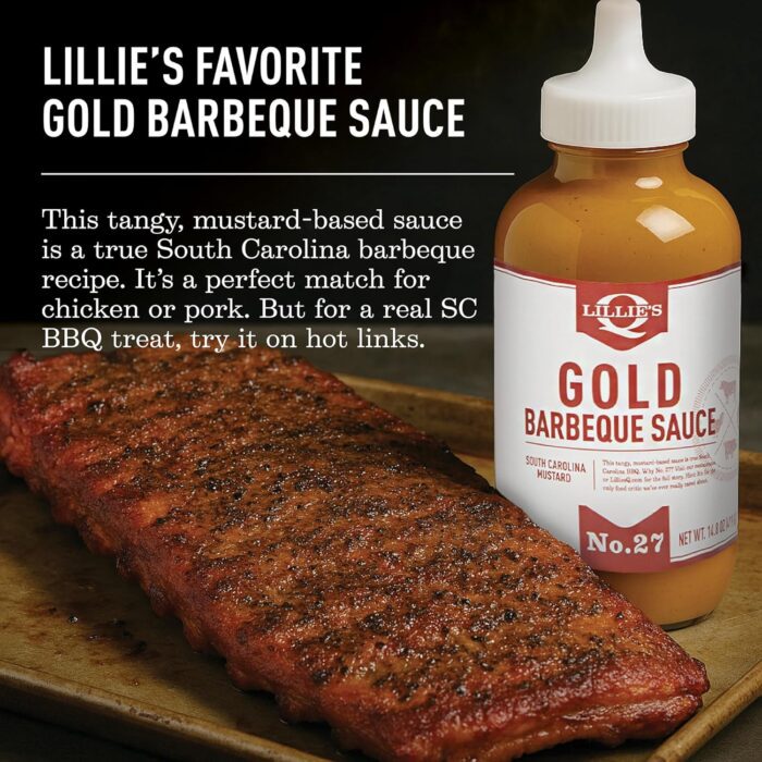 Lillie's Q South Carolina Gold, Mustard Barbeque Sause, 14.8 Oz - Image 3