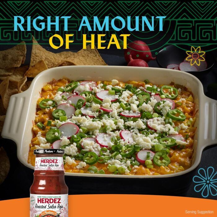 HERDEZ Roasted Salsa Roja, Medium, 15.7 Oz - Image 5
