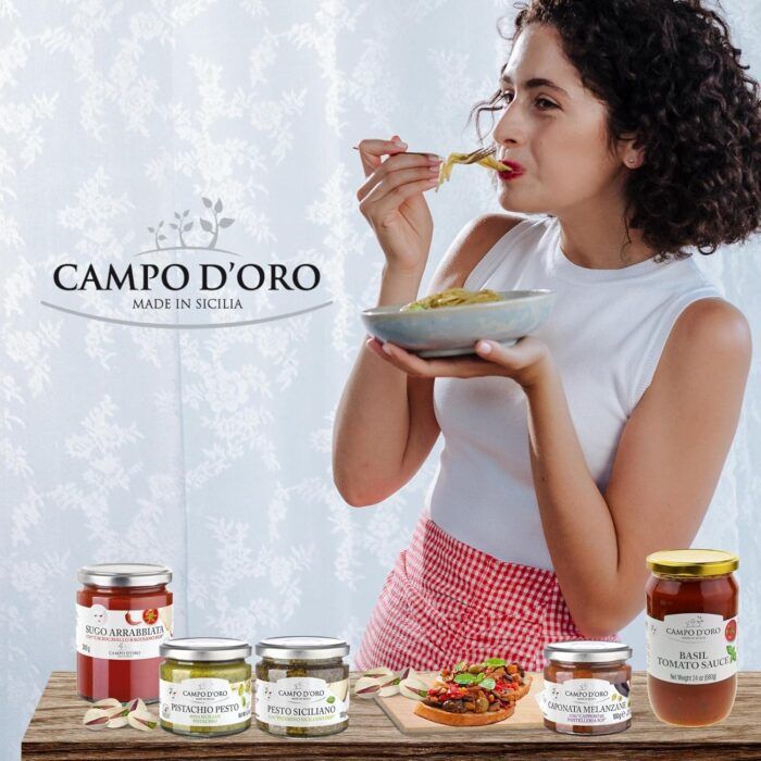 Campo D'Oro Sicilian Cherry Tomatoes with Fresh Basil, 6.3 Oz - Image 3