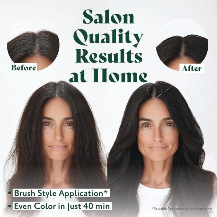 Herbatint Brown 2N Permanent Haircolor Gel, Vegan, 5.75 Fl Oz - Image 3