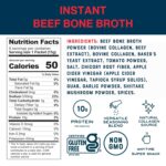 Bare Bones Beverage Mix Bone Broth , Beef Flavored, 2.12 Oz - Image 2