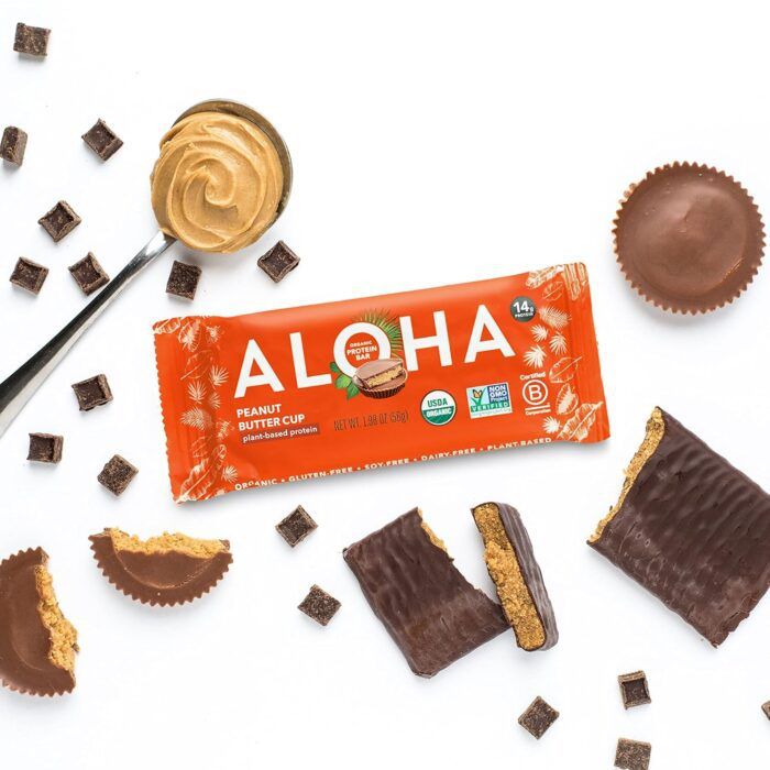 Aloha Organic Protein Bar, Peanut Butter Cup, 1.98 Oz - Image 8