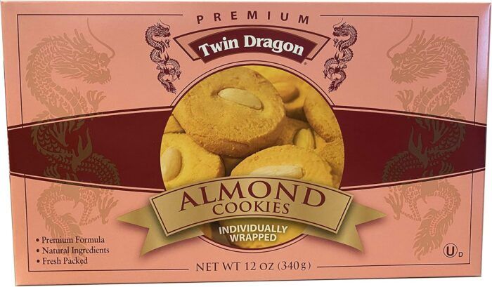 Premium Twin Dragon Almond Cookies, 12 Oz - Image 1