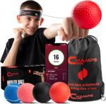 Champs MMA Boxing Reflex Ball Training Set with Punch Counter