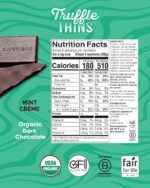 Alter Eco Mint Creme Truffle Thins, Dark Chocolate, 2.96 Oz - Image 2