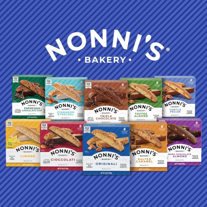 Nonni's Originali Baked Biscotti, Almonds, 5.52 Oz - Image 7