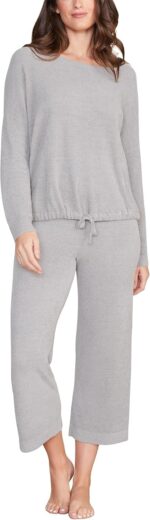 Barefoot Dreams Women's CozyChic Pullover, Dove Gray, X/L - Image 5