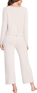 Barefoot Dreams Women's CozyChic Pullover, Stone, S - Image 2